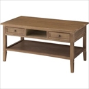 センターテーブル 【Aube】オーブ 木製 棚/引き出し収納付き COD-461BR ブラウン【完成品】