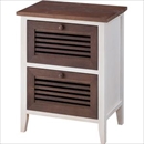 ローチェスト/タンス 【Bessie】ベシー 2段 木製(桐) MIP-481BR ブラウン 【完成品】