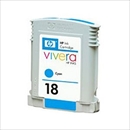 【純正品】 HP インクカートリッジ シアン 型番:C4937A(HP18) 単位:1個