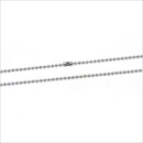 【10本組】ステンレス製ネックレス　ボールチェーン幅2.4mm/全長70cm