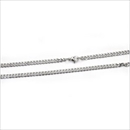 【10本組】ステンレス製ネックレス　キヘイチェーン幅4mm/全長50cm