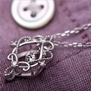 【鑑別書付】K18ホワイトゴールド 天然ダイヤネックレス ダイヤモンドペンダント/ネックレス0.13ct フラワーモチーフ