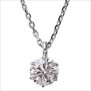 ダイヤモンド ネックレス 一粒 K18 ホワイトゴールド 0.3ct ダイヤネックレス シンプル ペンダント