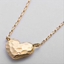 ★受注生産★K10イエローゴールド ネックレス アンティーク調ハートモチーフ