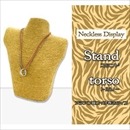 【2個セット】スタンドトルソー　アジアン調コイル巻きタイプ ナチュラル風サンドカラー