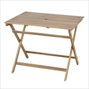 折りたたみ式テーブル 【Byron】バイロン 木製(アカシア/オイル仕上) 木目調 NX-903