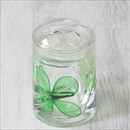 アクリル製歯ブラシスタンド/洗面所用具 【ライラック】 造花 S11-A8860