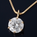 ★受注生産★K18 0.3ctダイヤモンドペンダント/ネックレス ベネチアンチェーン(鑑別書付き)