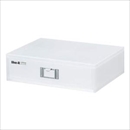 吉川国工業 卓上収納 収納ボックス A4ファイルユニット 横型 ライフモジュール ホワイト