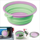 伊勢藤 折りたたみ バケツ SOFT TUB グリーン