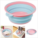 伊勢藤 折りたたみ バケツ SOFT TUB ブルー