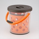 イノマタ バケツ スプラッシュ10 10L ブラウン&オレンジ