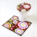 横綱工業 足元マット&フタカバーセット 普通用 ハンナ