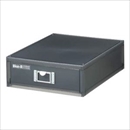 吉川国工業 卓上収納 収納ボックス A4ファイルユニット 縦型 ライフモジュール ブラック