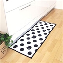 オカトー キッチンマット 45×120cm アラモード ドットネコ