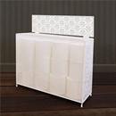 オカトー トイレットペーパーストッカー 12ロール ファミーユ アイボリー