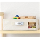 パール金属 ファブリック収納ボックス 衣類収納ケース フタ無し 幅38×奥行26×高さ12.5cm