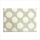 オカトー バスマット ほわっとドット 35×50 グリーン
