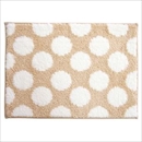 オカトー バスマット ほわっとドット 45×60 ベージュ