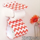 オカトー ペーパーホルダーカバー ZIGUZAGU オレンジ