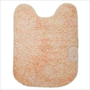 ヨコヅナ(旧:横綱工業) トイレマット 足元マット キャンディフロス ロング オレンジ 約80x60cm