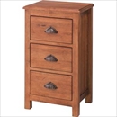 スリムチェスト/タンス 【Noe】ノエ 3段 木製 NW-730
