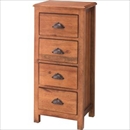 スリムチェスト/タンス 【Noe】ノエ 4段 木製 NW-731