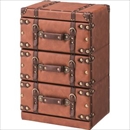 デザインチェスト/タンス 【I.W】アイダブリュー 3段 合皮 IW-273