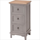 チェスト/タンス 【Famille】ファミーユ 3段 木製(桐) 幅40cm×奥行35cm×高さ74cm FAM-611