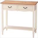 デスク  【Vicky】ビッキー  木製(天然木)  引き出し収納付き  幅80cm×奥行38cm×高さ75cm   PM-857