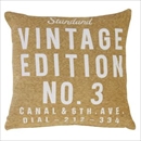 プリントクッション 【スタンダード】 正方形 45cm×45cm コットン (綿)入り (インテリア雑貨) TTC-108YE　イエロー