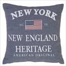 プリントクッション 【USA】 正方形 45cm×45cm コットン (綿)入り (インテリア雑貨) TTC-110A