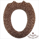 オカトー ファミーユ 便座カバー O型 ブラウン