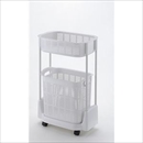 ランドリーボックス 2段バスケット