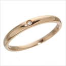 K18　ワンスターダイヤリング 指輪 　K18ピンクゴールド(PG)13号