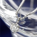 PT/0.15ctダイヤモンドプチネックレス