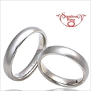 ステンレス製リング メンズレディース兼用 マットタイプ甲丸型 5号