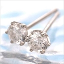 Pt900 計0.2ct一粒ダイヤモンドピアス(プラチナ)24820