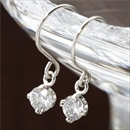 PT900 計0.2ctダイヤモンドピアス フックピアス(プラチナ)