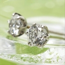 PT900 計0.5ct大粒ダイヤモンドピアス 一粒(プラチナ)144908