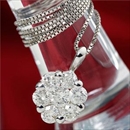 ★受注生産★K18ダイヤインビジブルペンダント K18WG