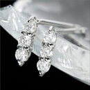 ★受注生産★K10ダイヤモンドピアス トリプルピアス