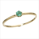 ★受注生産★K18/twelveカラージュエルリング エメラルド7号