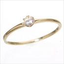 ★受注生産★K18/twelveカラージュエルリング ムーンストーン7号