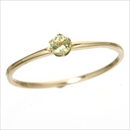 ★受注生産★K18/twelveカラージュエルリング ペリドット11号