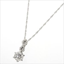★受注生産★K18ホワイトゴールド0.7ct ダイヤモンドキャッスルペンダント
