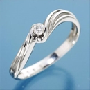 ★受注生産★ダイヤリング 指輪 ウェーブリング 11号