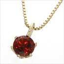 ★受注生産★K18台座 twelveカラージュエリーペンダント ガーネット