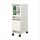 アスベル 資源ゴミ分別ワゴン 2段 【ホーム&キッチン ゴミ箱】