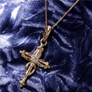 ★受注生産★10金ピンクゴールド(K10PG) クロスダイヤモンドペンダント/ネックレス